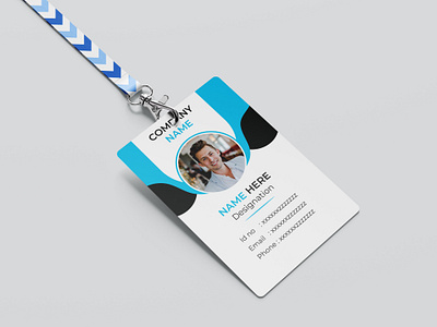 Professional ID card design for stuff branding card card design company corporate employee card id id card identity modern office professional staff card stationary
