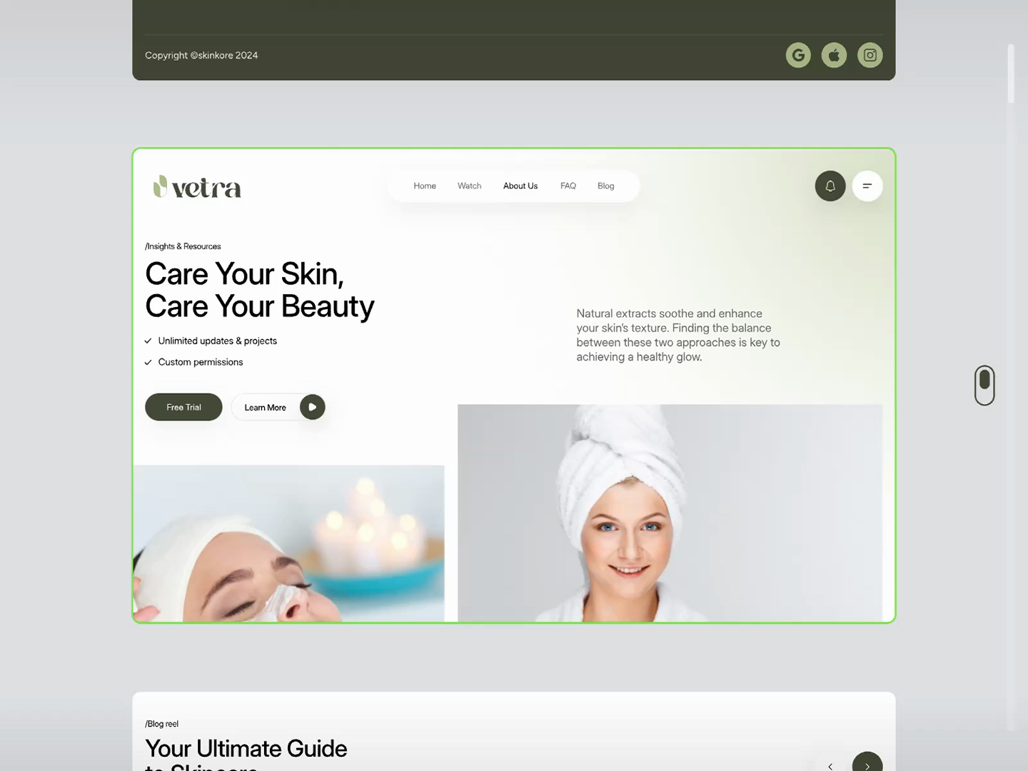 Example of UI & UX Design Services
