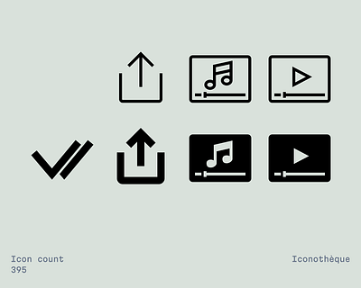 Iconothèque icons #2 graphic design icons interface ui video