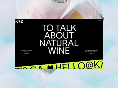 K72 agency contact contact page creative agency design inspiration graphic design layout malvah minimal ticker ticker bar type ui web web design