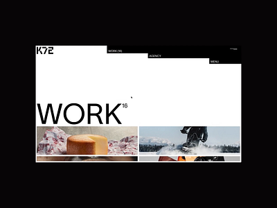 K72 agency animation contact contact page creative agency design inspiration graphic design interactive layout malvah minimal portfolio scrolling ui ux web web design
