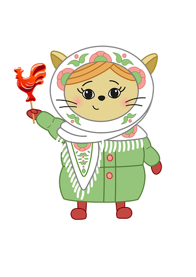 Персонаж в Adobe illustrator illustration vector