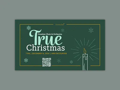 True Christmas Brand and Ad Design