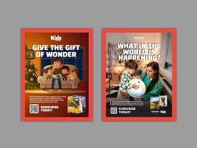 Answers Magazine Print Advertising - WORLD Campaign