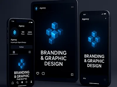 Branding & Graphic Design Agency branding business cards graphic design logo signage social media templates website