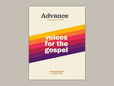 Baptist Mid-Mission Advance Magazine Layout/Design - Fall 2025