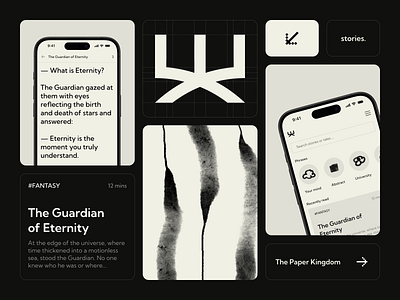 Book App Bento app author bento black brand branding cards design ebook icons illustration logo mobile reading typography ui uxuidesign white writing