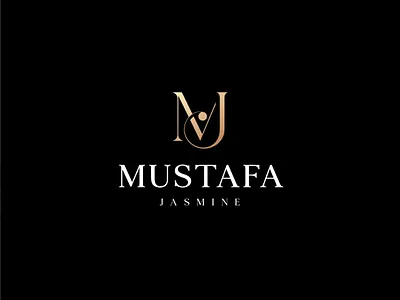 MJ luxury and elegant logo branding desain design elegant gold graphic design ikon illustration logo luxury merek minimal monogram vektor