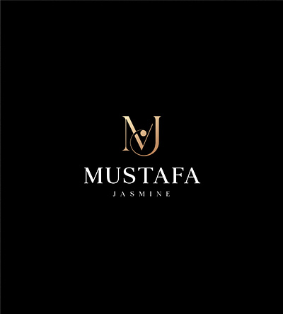 MJ luxury and elegant logo branding desain design elegant gold graphic design ikon illustration logo luxury merek minimal monogram vektor