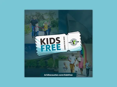 Attractions Kids Free Campaign Art