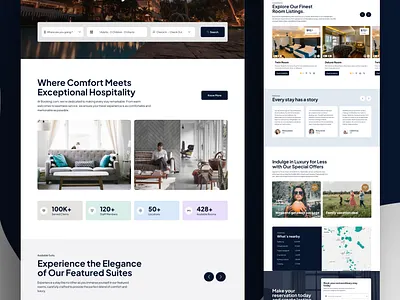 Travel Landing Page Design bookings design figma framer getaway planning hospitality hotel landing page modern design tourism travels ui uiux vacation web design website design wordpress