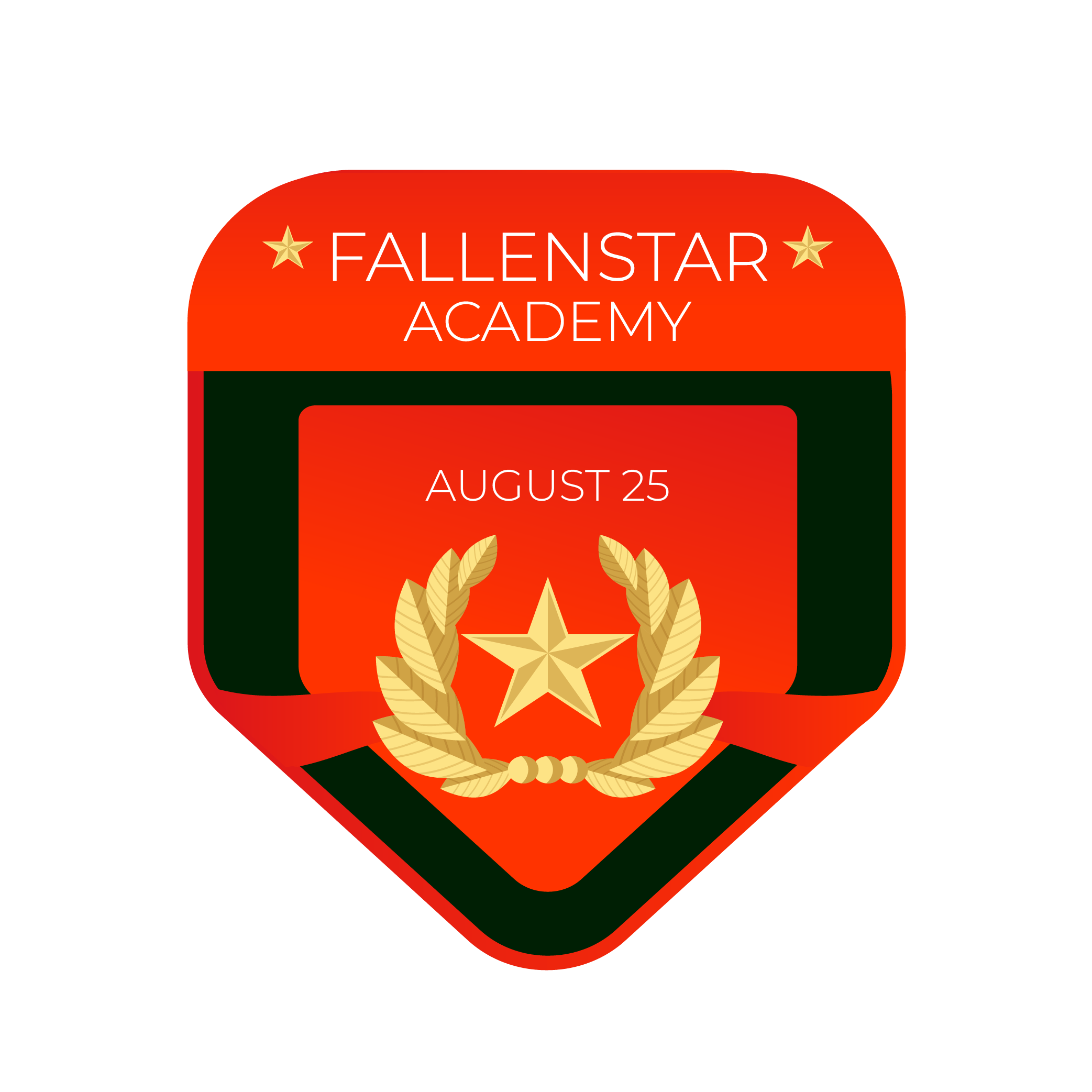 FallenStar Academy | Logo branding graphic design logo