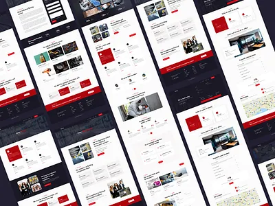 Interior Website design graphic design illustration interior landing page minimal modern responsive ui ui design uiux ux ux design website design