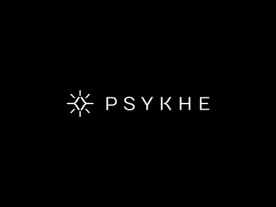 Psykhe Logo Design black bright clean clever diamond geometric letter k logo luxury minimal modern monogram shine sparkle typography white