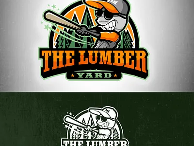 Concepts - baseball training baseball chipdavid dogwings drawing logo lumber sports graphic vector