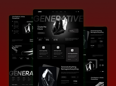 Modern Website UI Design app design brand identity branding design graphic design illustration logo social media post design ui ux web design