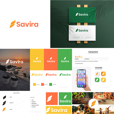 Organic Food Brand Logo & Visual Identity Design brand design brand guideline brand identity food firm logo logo logo designer nature organic organic branding organic logo product design visual identity