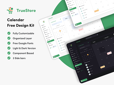 Calendar UI Design Kit calendar dashboard designing figma mockup ui uiux user experience user interface ux