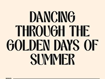 Novara font retro sans serif typography vintage
