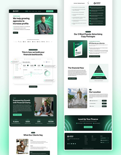 Gehring SaaS Website Design banking design figma finance financial services fintech framer investment landing page landing page design money management saas transactions uiux wealth management web design website design wordpress