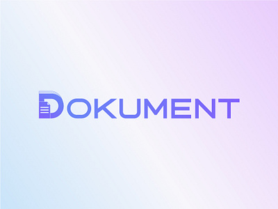 Dokument-Logo-Design ai branding creative logo custom logo d letter logo dokument letter logo logo redesign tech