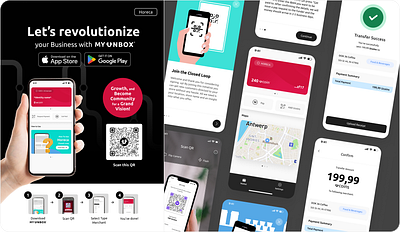 My Unbox Payment App app design blockchain mobile app payment ui web3