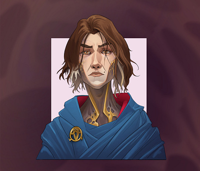 Viktor Fan Art arcane cartoon cartoon illustration cartooning character design design fan art fortiche illustration jinx portrait portrait art portraiture procreate riot games vi viktor