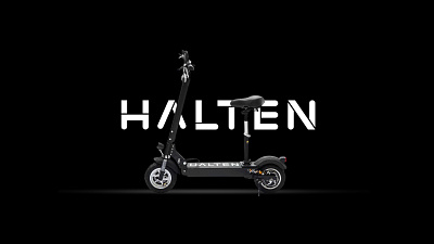 HALTEN brand branding design electric scooter electric vehicle identity logo logomachine logotype scooter transport vehicle