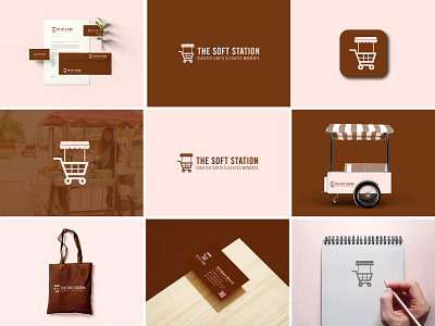 Food Cart Logo | Street Food Logo and branding Design brand book logo brand kit logo branding cart cart logo design food cart logo food logo gradeint ice crem car logo iconic iconic logo identity illustration logo logo design modern pizza logo street food logo