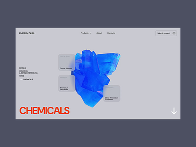 AI Landing page web design commodities product ✦ Energy Guru ai animation design interaction landing page motion graphics service site startup ui ux web design website