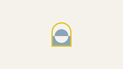 Daylight architecture daylight halfmoon icon interiordesign logo midcentury retro