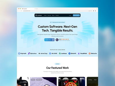 Building Digital Experiences That Deliver-website design agency ai branding design featured figma graphic design landingpage logo nextgen our design software tech ui uidesign uiux uxdesign uxuimonir webdesign website