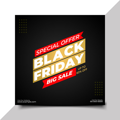 Black Friday Sale Banner Design | Social Media & Web Ads designeershakil seasonal marketing