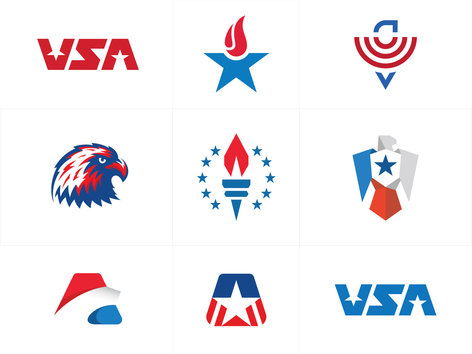 Patriotic Symbols by Zeljko Ivanovic on Dribbble