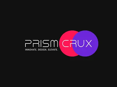 Creative Agency Logo Design and Branding - Prism Crux branding design graphic design logo typography