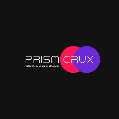 Creative Agency Logo Design and Branding - Prism Crux branding design graphic design logo typography