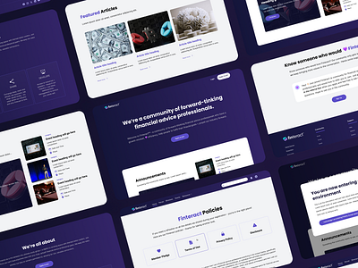 💜 Finteract - — Salesforce-Powered PRM Portal modern web design