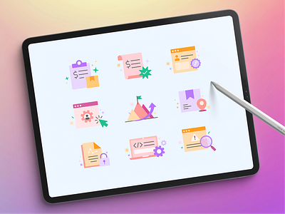 Vibrant Spot Illustrations design design graphic design icon illustration visual