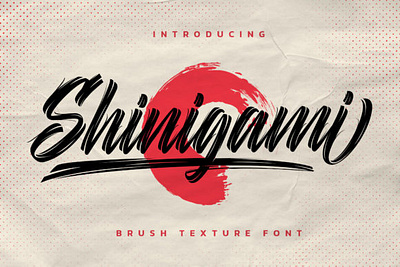 Shinigami Font bold type branding design display font display type graphic design illustration shinigami font