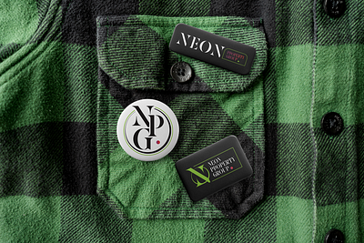 Real Estate Agency Badges & Pins badges branding design edgy merch mockup neon pins real estate realty