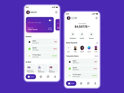 Fintech Mobile App mobileapp fintechmobileapp ui user experience design ux