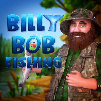 Loading screen animation for the slot game "Billy Bob Fishing" animation art animation design boot screen fishing game fishing slot gambling game art game design game designer graphic design loading screen logo animation logotype animation motion design motion graphics slot design slot game art slot game design
