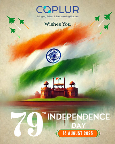 79th Independence day Post graphic design