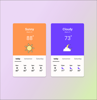 #DailyUI #Day37 #WeatherDesign dailychallenge dailyui day37 weatherdesign