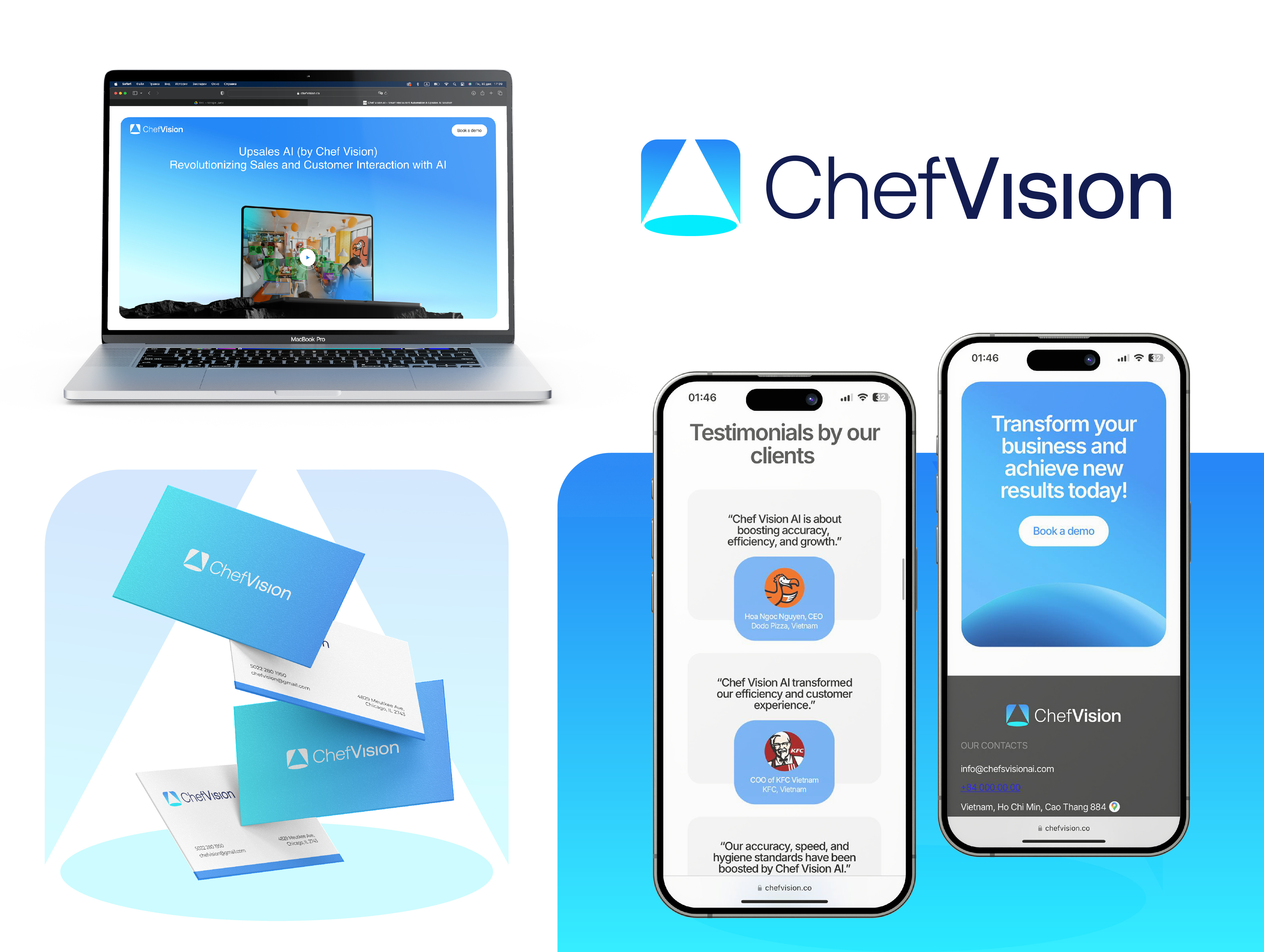 Chef Vision brandidentity branding design digital digital logo graphic design identity innovation logo logo logodesign ui vector