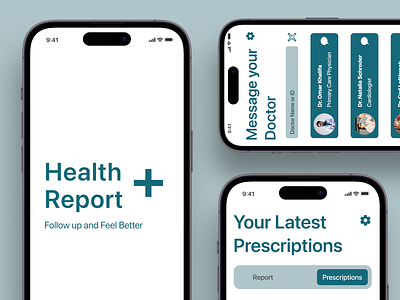 Health Report branding dashboard forest green green health health tech logo ui ux virtual clipboard