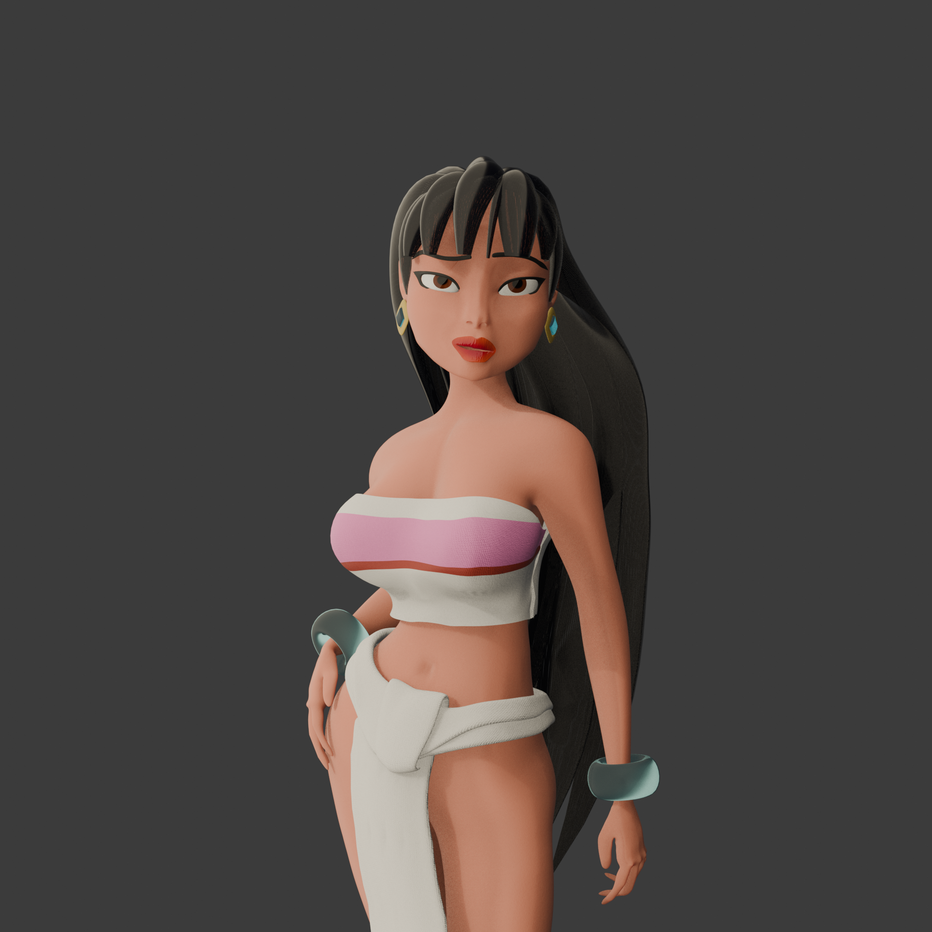3D model of Chel from The Road to El Dorado 3d