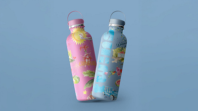 Graphic Design & Illustration // Twins St Barth graphic design illustration watercolor