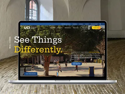 University of California Irvine Website earth toned enrollment graduate university website