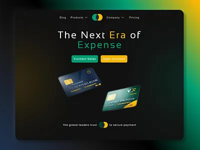 Preimum Hero Section for Finance brand animation branding figma framer ui uiux userexperience userinterface